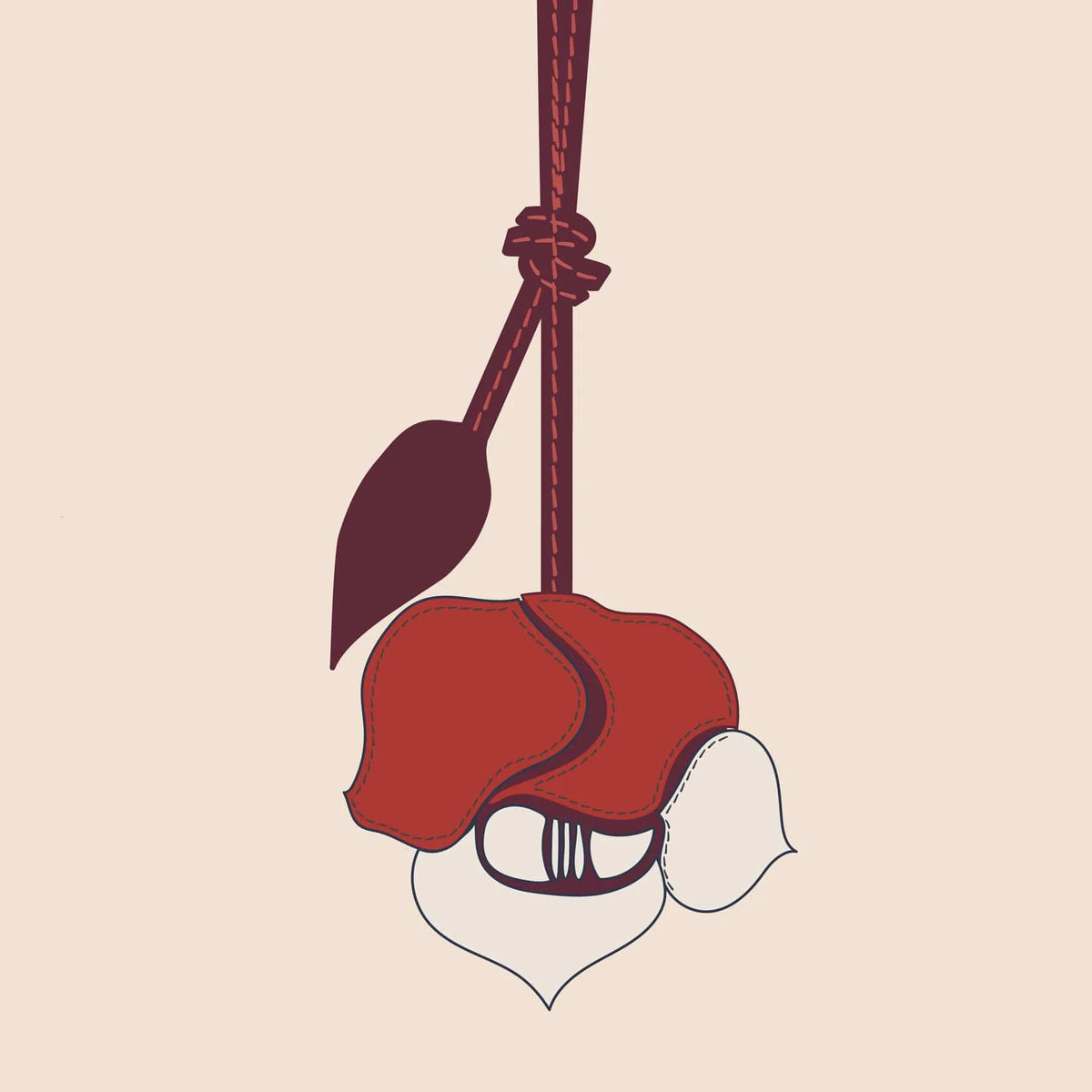 Flower Bag Charm
