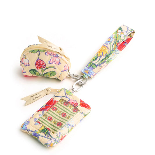 Dual Pouch Wide Wristlet
