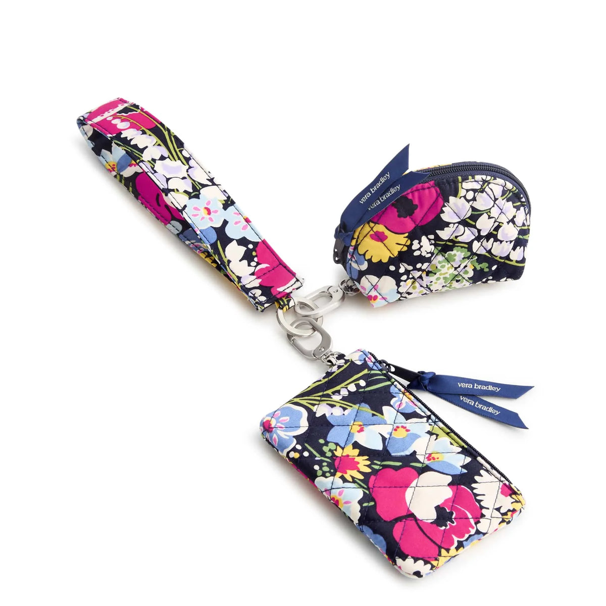 Dual Pouch Wide Wristlet